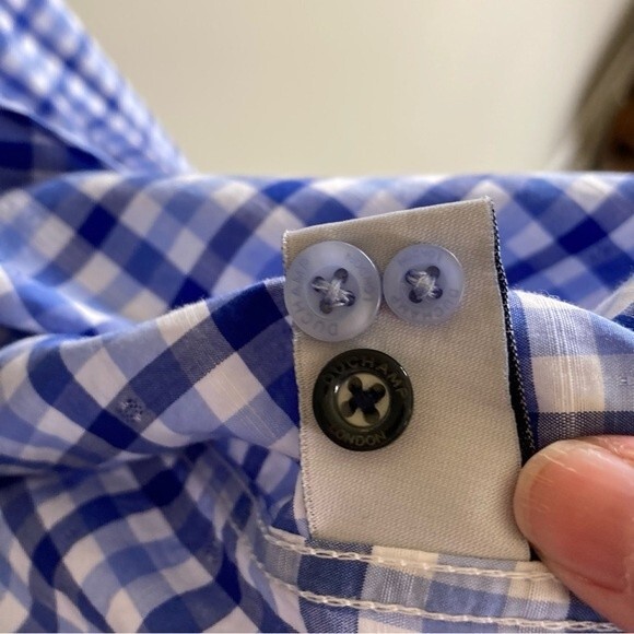 Duchamp Men’s long sleeve collared button down shirt size 42.  New without tags - Picture 10 of 10